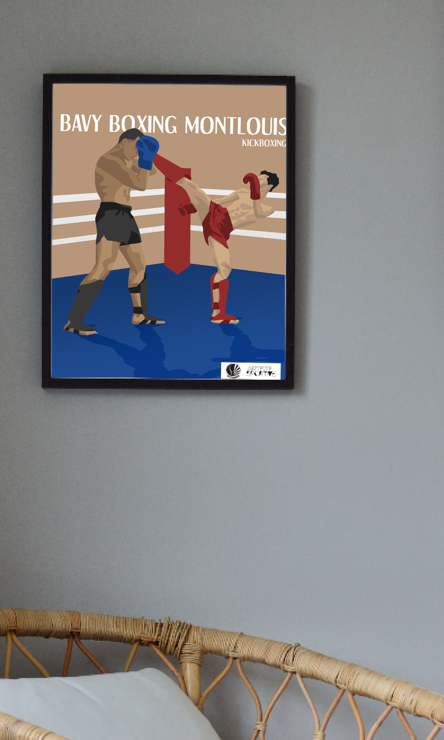 Affiche Kickboxing 'Bavy Boxing Montlouis '