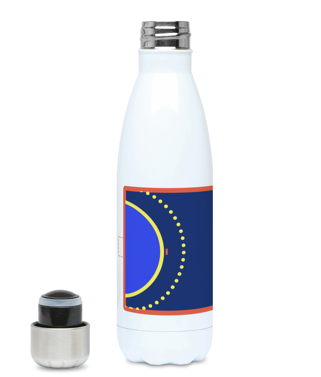 Gourde isotherme " Terrain handball " - Personnalisable