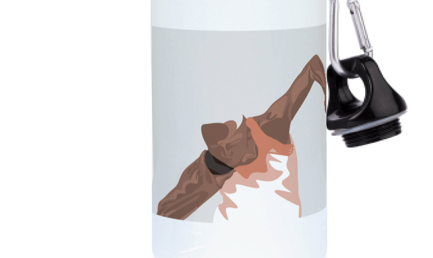 Aluminum athletics bottle "Shot put" - Customizable
