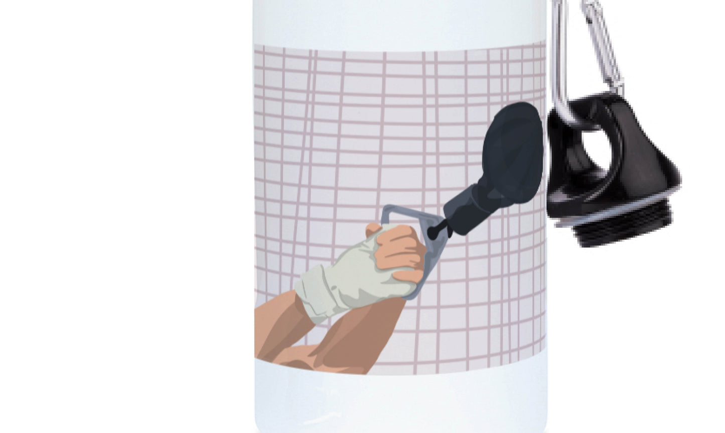 Aluminum athletics bottle "Hammer throw" - Customizable