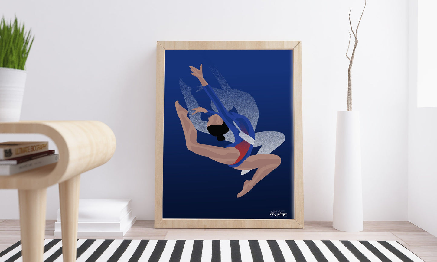 Turnplakat „Tatiana die Turnerin“