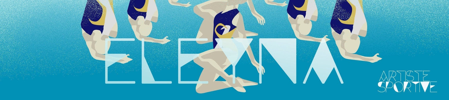 Gourde isotherme Natation Synchronisée "La danse de l'eau" - Personnalisable