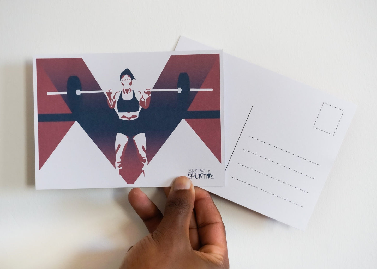 Affiche "Haltérophilie Femme" - 50% de réduction