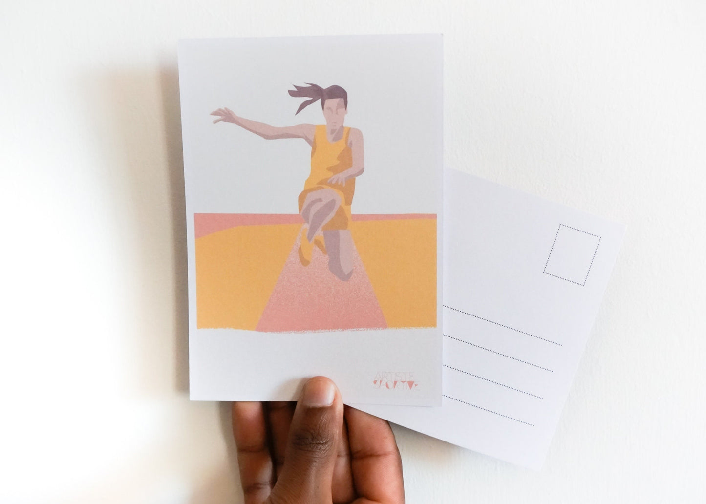 Affiche "Saut athlétique femme" - 50% de réduction