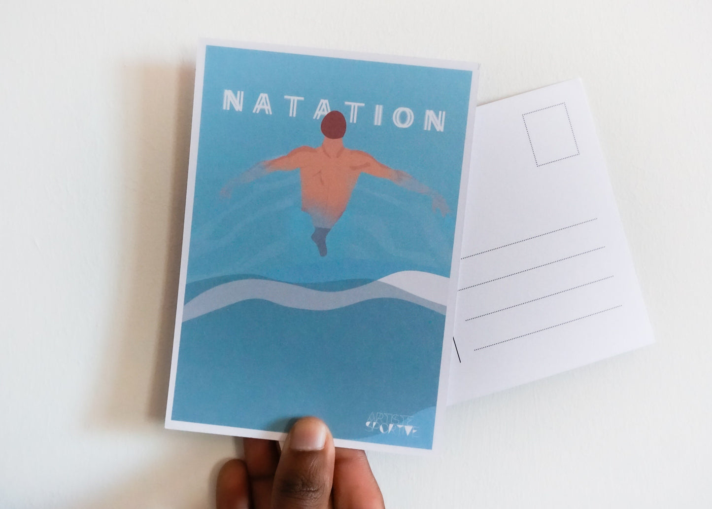 Affiche Natation Vintage "La nage" - 50% de réduction