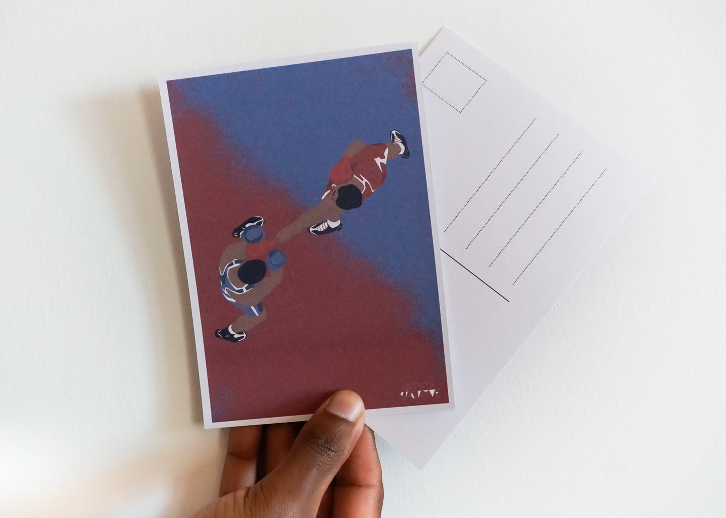 Affiche "Boxing vue de haut" - 50% de réduction