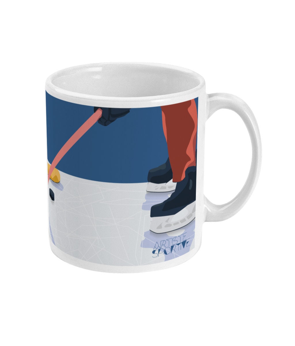 Tasse oder Becher „Hockey it slides“ – anpassbar