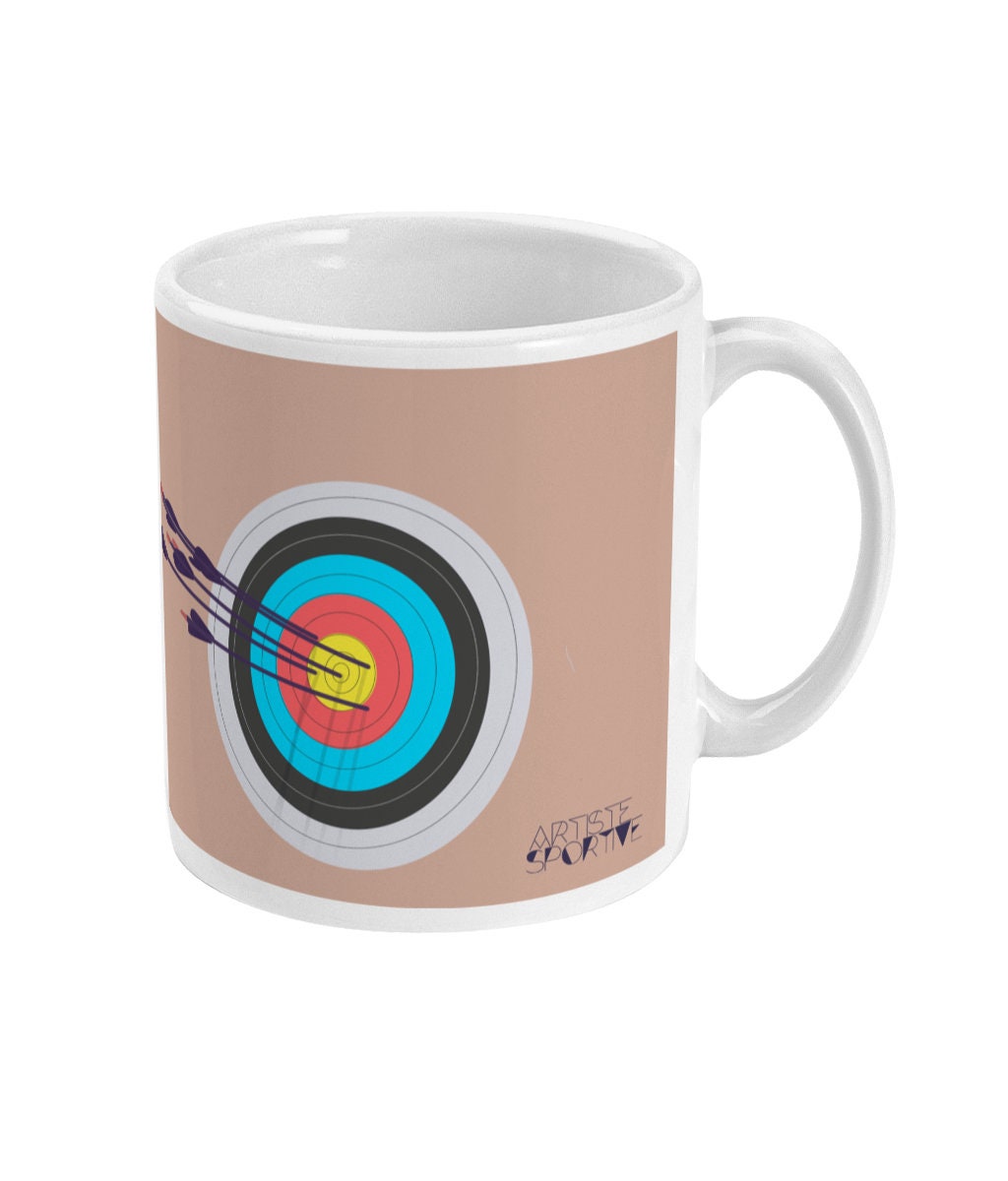 Bogenschießen Tasse oder Becher „Das Ziel“ – personalisierbar