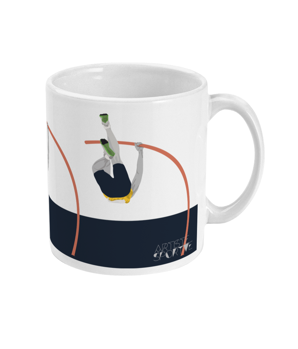Tasse ou mug athlétisme "Saut perche" - Personnalisable