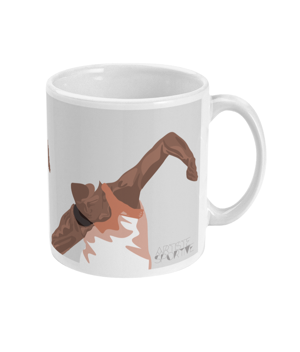 Tasse ou mug athlétisme "Lancer poids" - Personnalisable