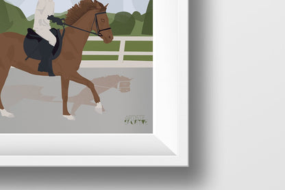 Affiche d'équitation "Sur le Cheval" - 50% de réduction