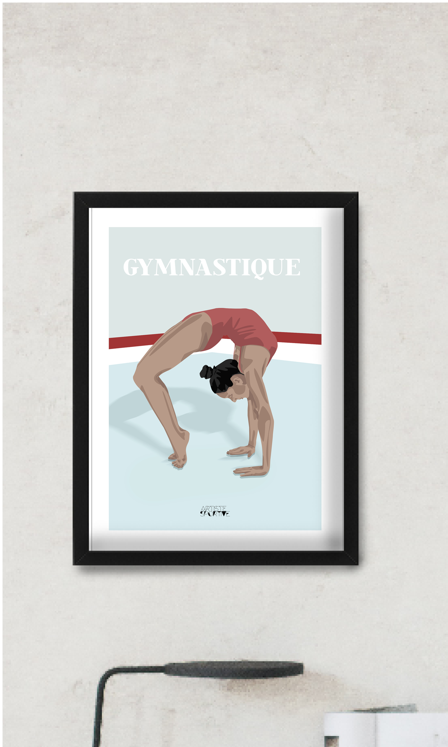 affiche gymnastique, affiche déco gymnastique, affiche chambre gymnastique, poster gymnastique