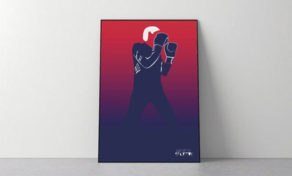 Boxing poster "In the ring"