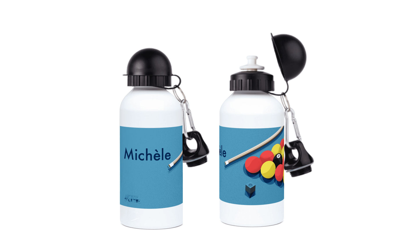 a couple of water bottles with a handle