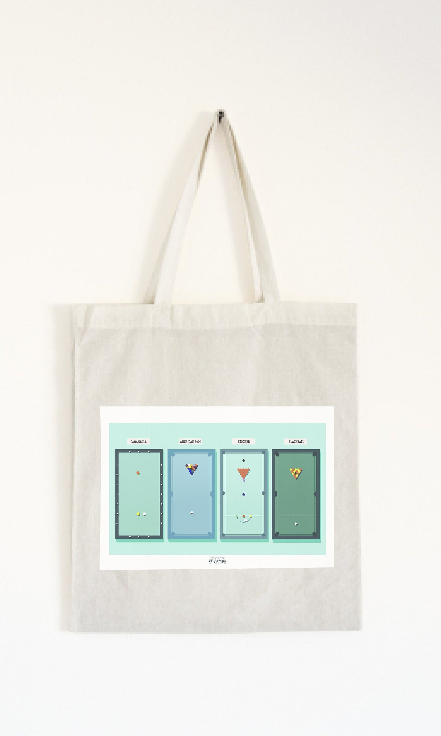 a tote bag hanging on a wall