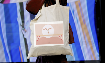 Tote bag ou sac gymnastique "La Poutre"