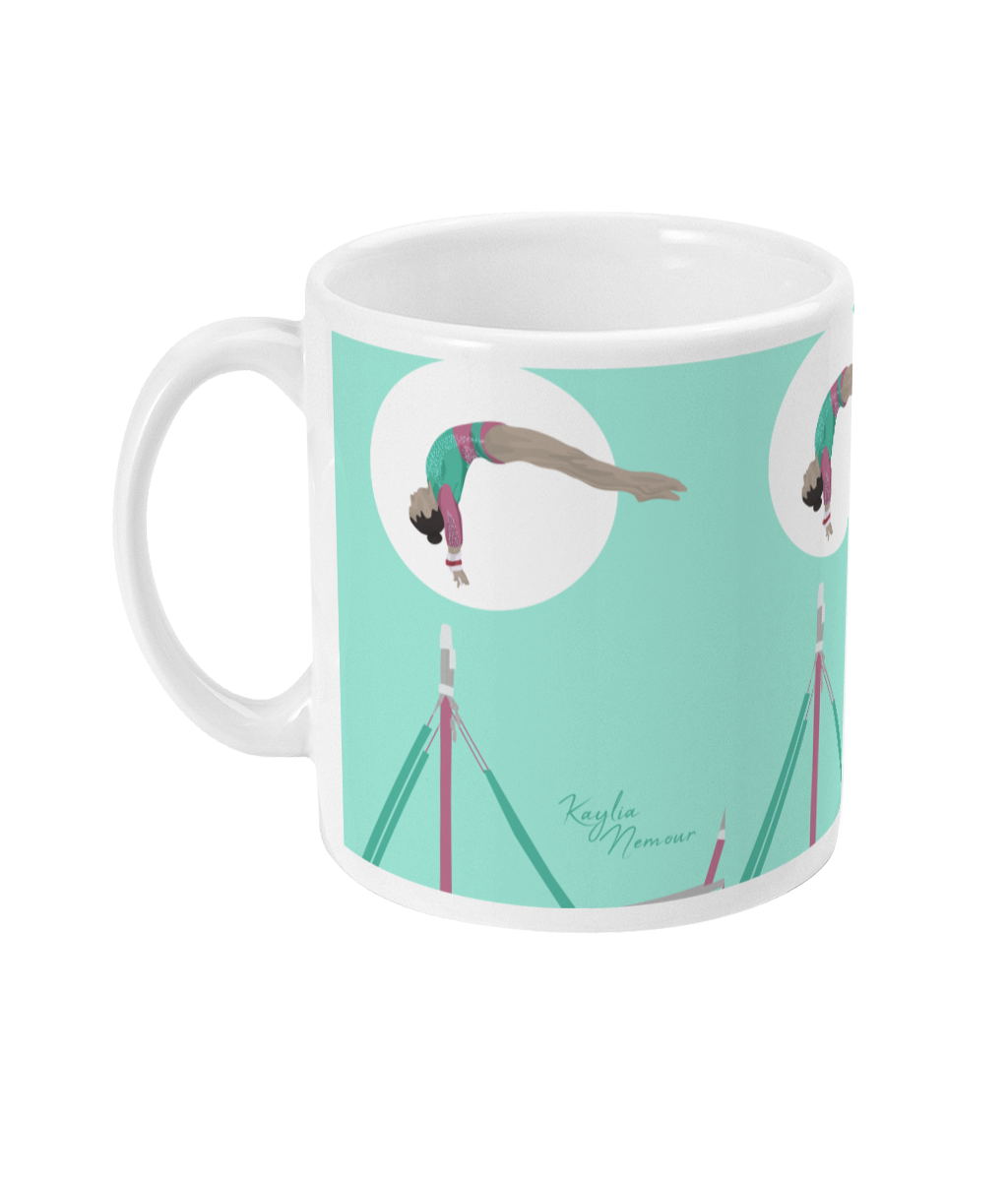 Gymnastics cup or mug "Bars" - Customizable