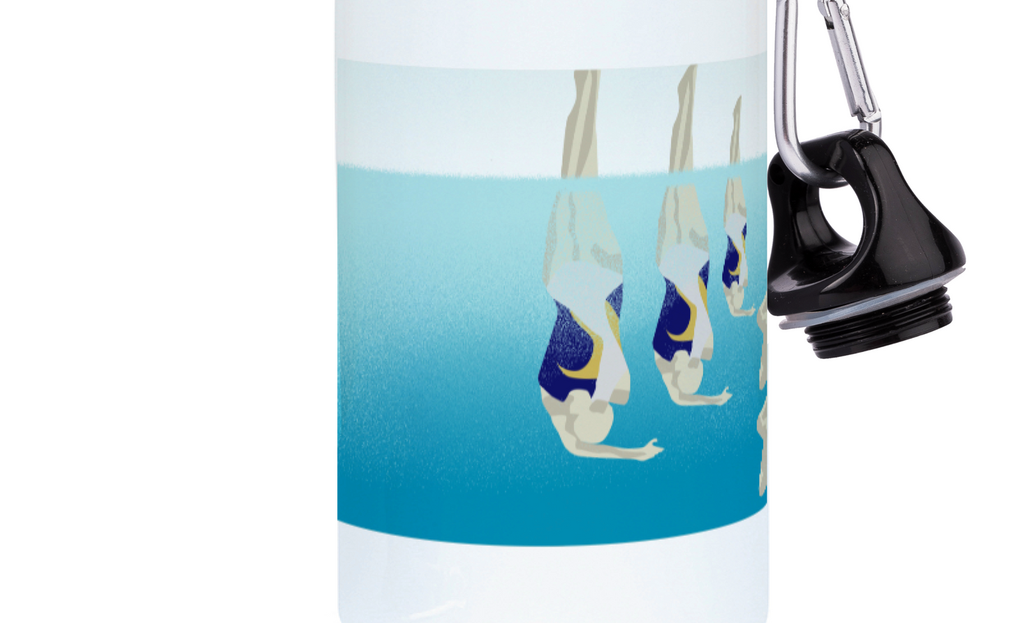 Synchronized swimming aluminum bottle "Water dance" - Customizable