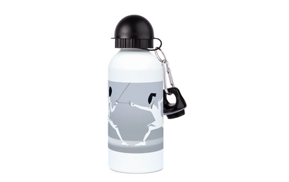 Aluminum bottle "Fencing in white" - Customizable