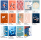 Carte de gymnastique rose | Carte gymnastique | Artiste Sportive
