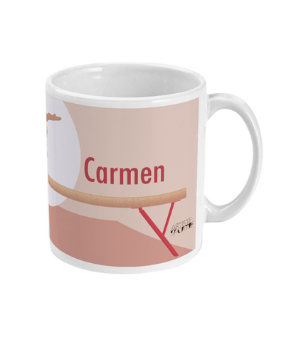 Cadeau gymnastique, tasse gymnastique personnalisable, cadeau coach gymnastique, tasse ccoach gymnastique, cadeau noel gymnastique, cadeau anniversaire gymnastique