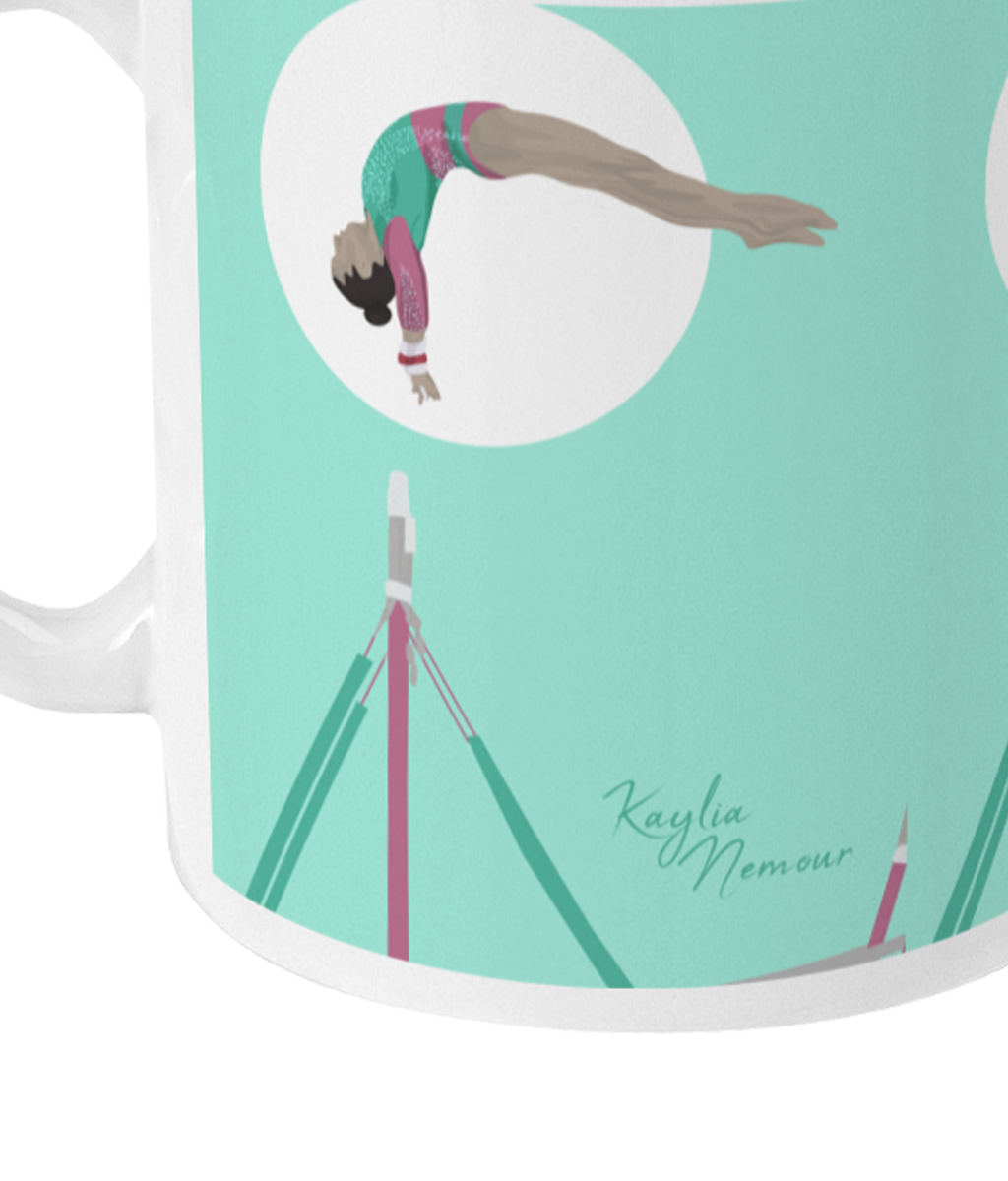 Gymnastics cup or mug "Bars" - Customizable