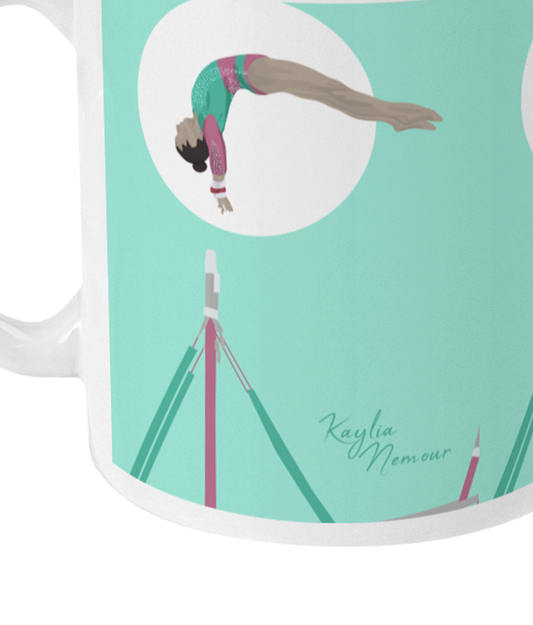 Tasse ou mug Gymnastique "Les barres" - Personnalisable - Collection Kaylia Nemour