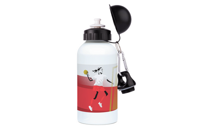 Aluminum women's handball bottle "The handball player" - Customizable