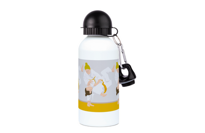 Aluminum judo bottle for girls "Jeanne la judoka" - Customizable