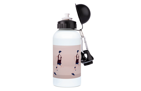 Aluminum athletics running bottle "A running man" - Customizable