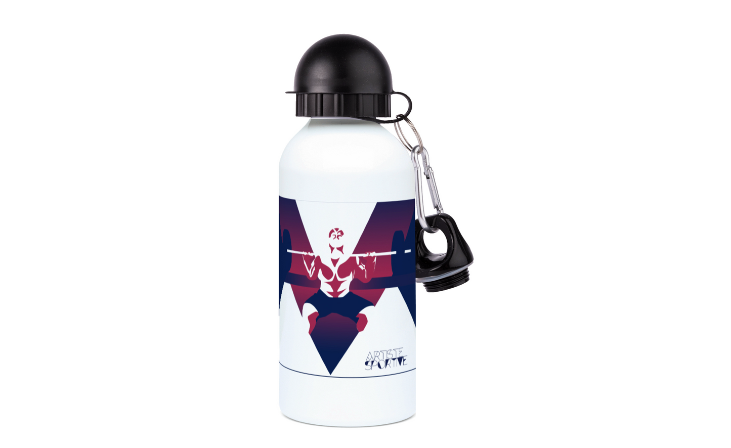 CrossFit aluminum bottle "Men's Weightlifting" - Customizable