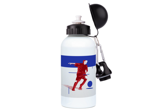 Kinder-Aluminium-Fußballflasche „Das Fußballkind“ – personalisierbar 