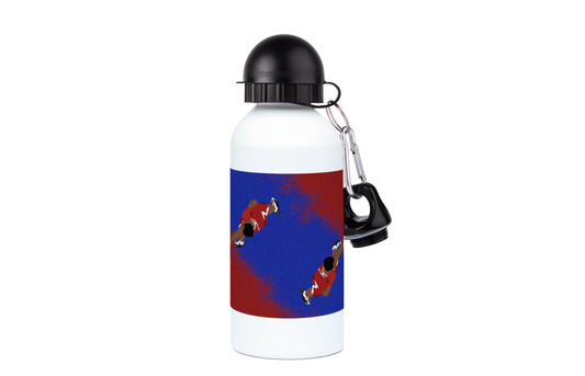 Aluminum bottle "Boxing view from above" - ​​Customizable