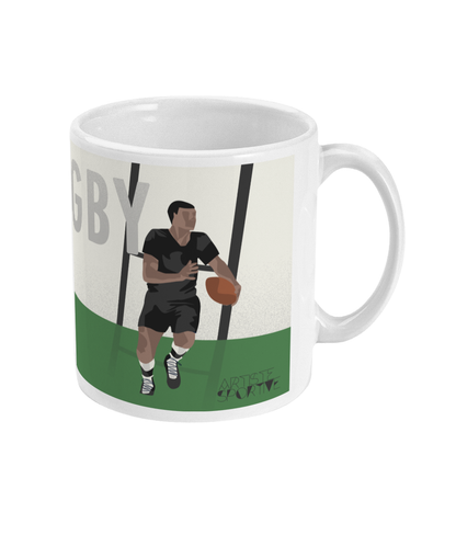 Tasse ou mug "Rugby masculin vintage" - Personnalisable