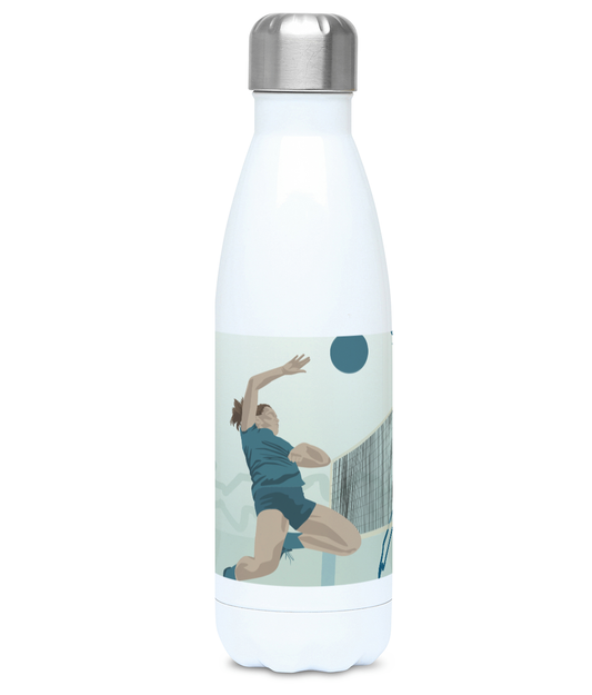 Damen-Volleyball-Isolierflasche „La volleyeuse“ – anpassbar