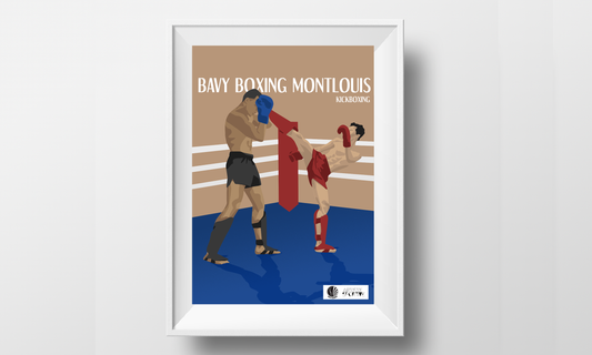 Kickboxing poster 'Bavy Boxing Montlouis'