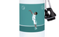 Turquoise blue aluminum basketball bottle "The boy who plays basketball" - Customizable