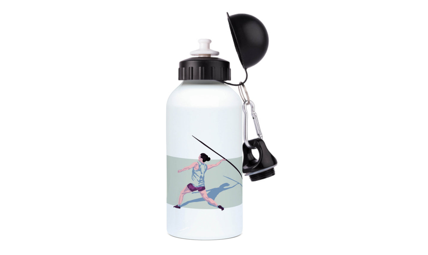Aluminum athletics bottle "Women's Javelin" - Customizable