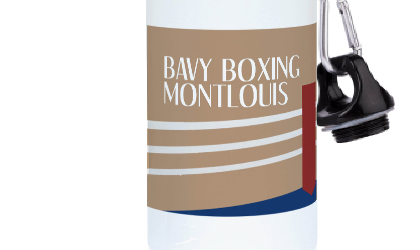 Gourde aluminium " Bavy Boxing Montlouis " - Personnalisable