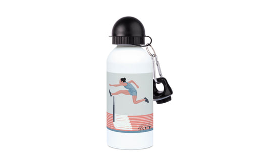 Aluminium-Leichtathletikflasche „Damen-Hürdensprung“ – anpassbar