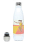 Athletics insulated bottle "Women's athletic jump" - Customizable