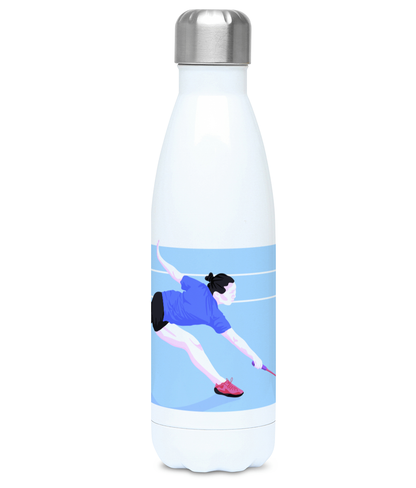 “Badminton player” insulated bottle - Customizable