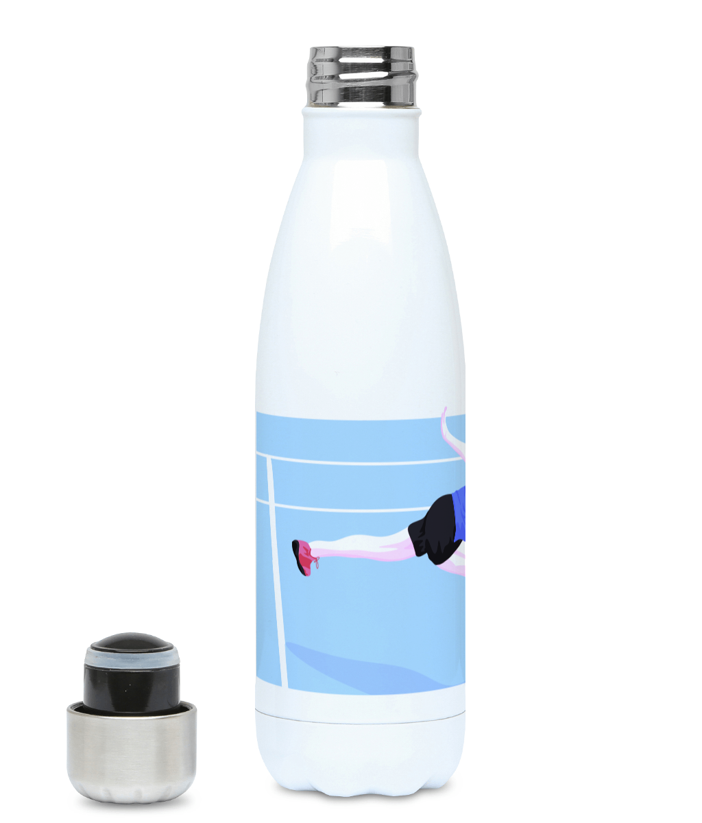 “Badminton player” insulated bottle - Customizable