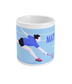 Tasse ou mug "Joueuse de badminton" - Personnalisable