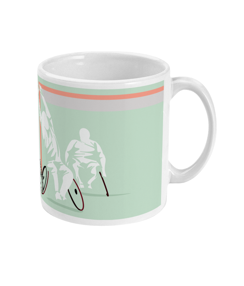 Handchair cup or mug "Handball team" - Customizable