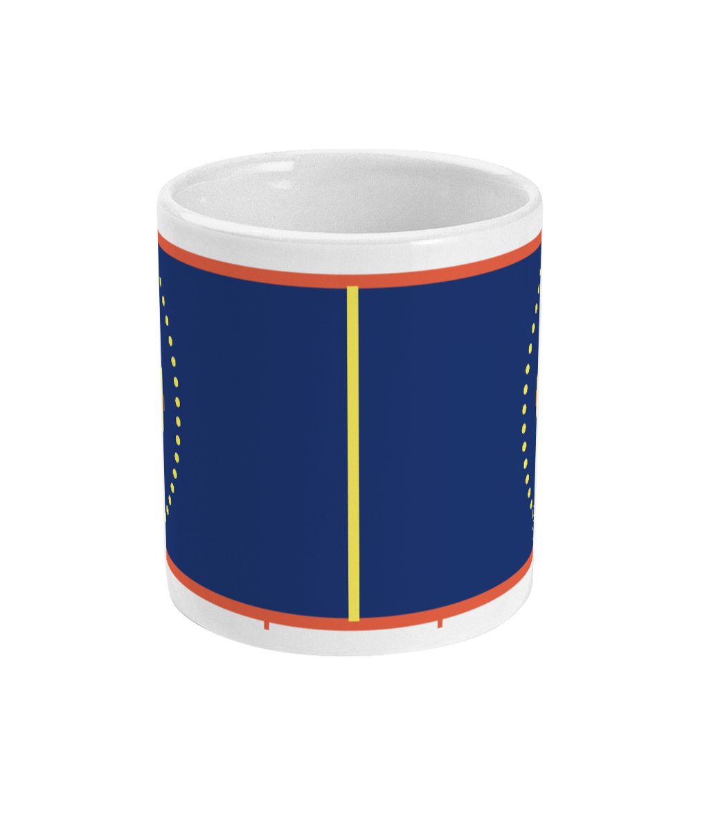 Tasse ou mug "Terrain de handball " - Personnalisable