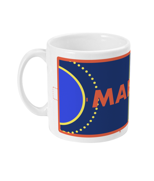 Tasse ou mug "Terrain de handball " - Personnalisable