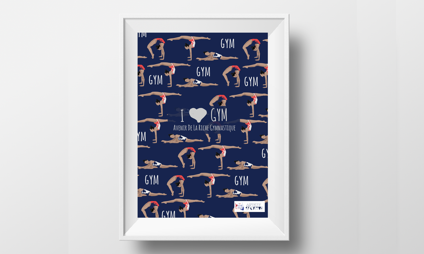 Affiche Gymnastique 'Gym La Riche'