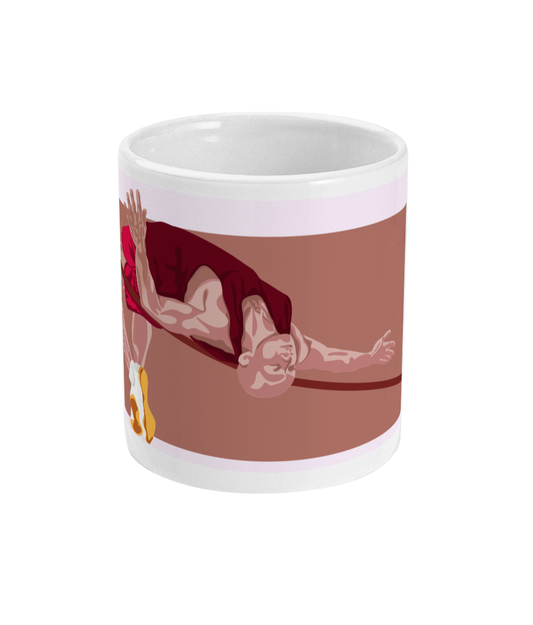 Athletics cup or mug "Men's high jump" - Customizable