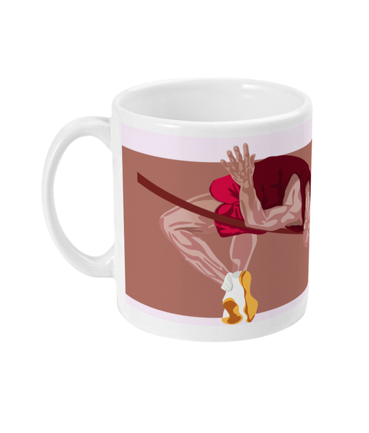 Athletics cup or mug "Men's high jump" - Customizable